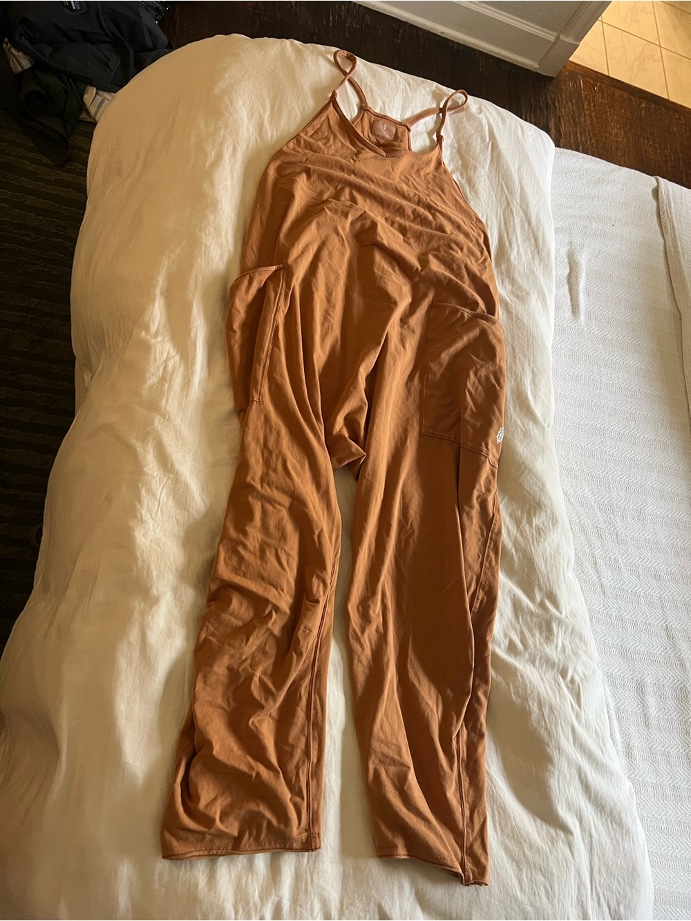 Free People Rust Orange hot shot onesie M